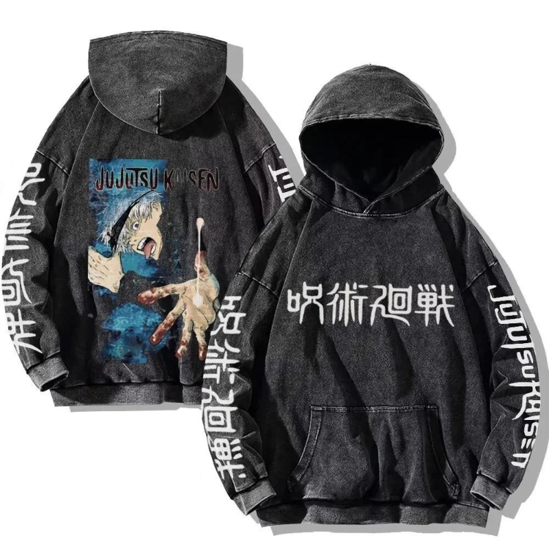Winter Clothing Anime - Japońska bluza z kapturem Jujutsu Kaisen