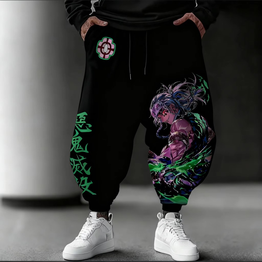 Winter Clothing Anime - Męskie spodnie dresowe Demon Slayer, kolekcja