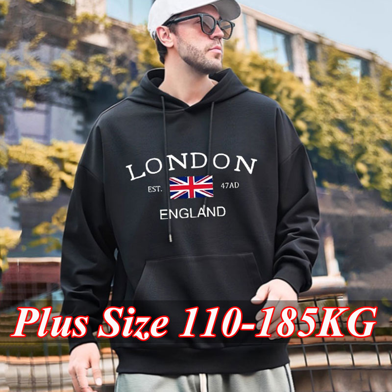 Winter Clothing London - Męskie bluzy z kapturem z nadrukiem