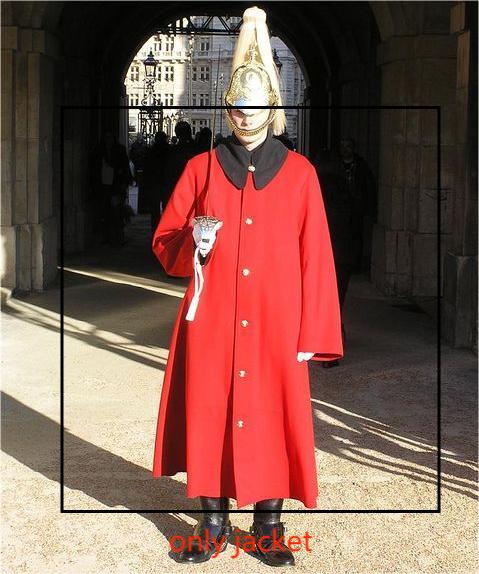 Winter Clothing London - Kurtka Wojenna Brytyjska Koń Strażnik Strój