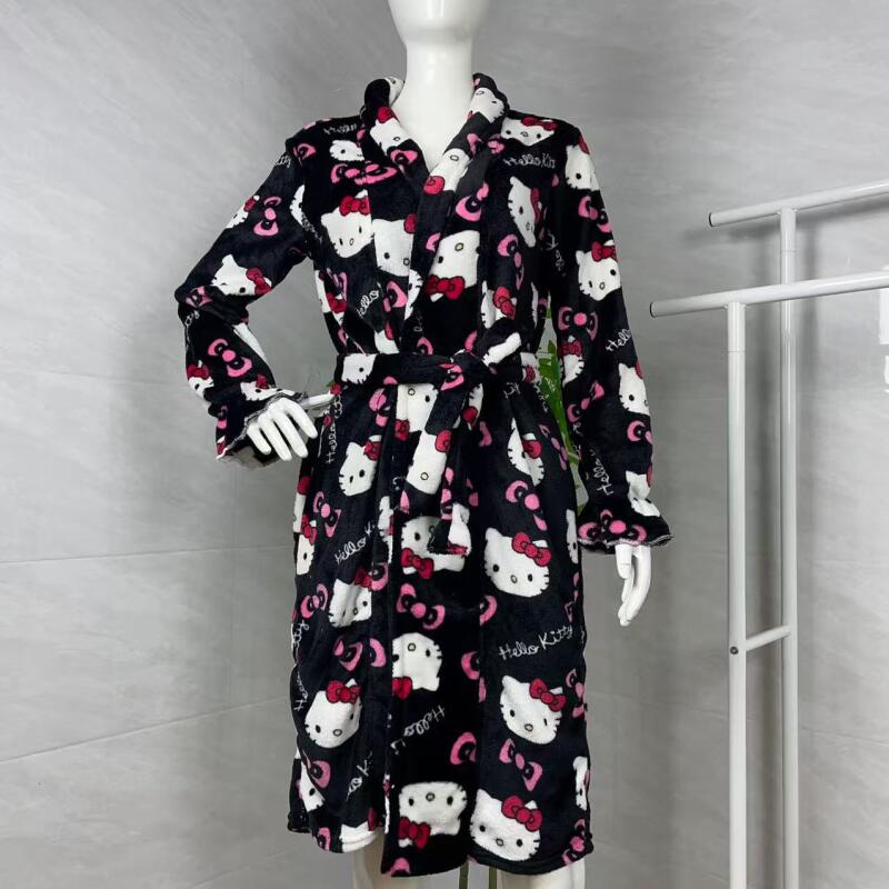 Winter Clothing For - Koszula nocna Hello Kitty Nowa jesienno-zimowa