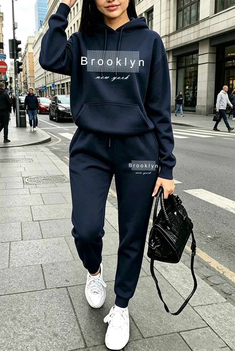 Winter Clothing For - Damski dres z nadrukiem, codzienna bluza