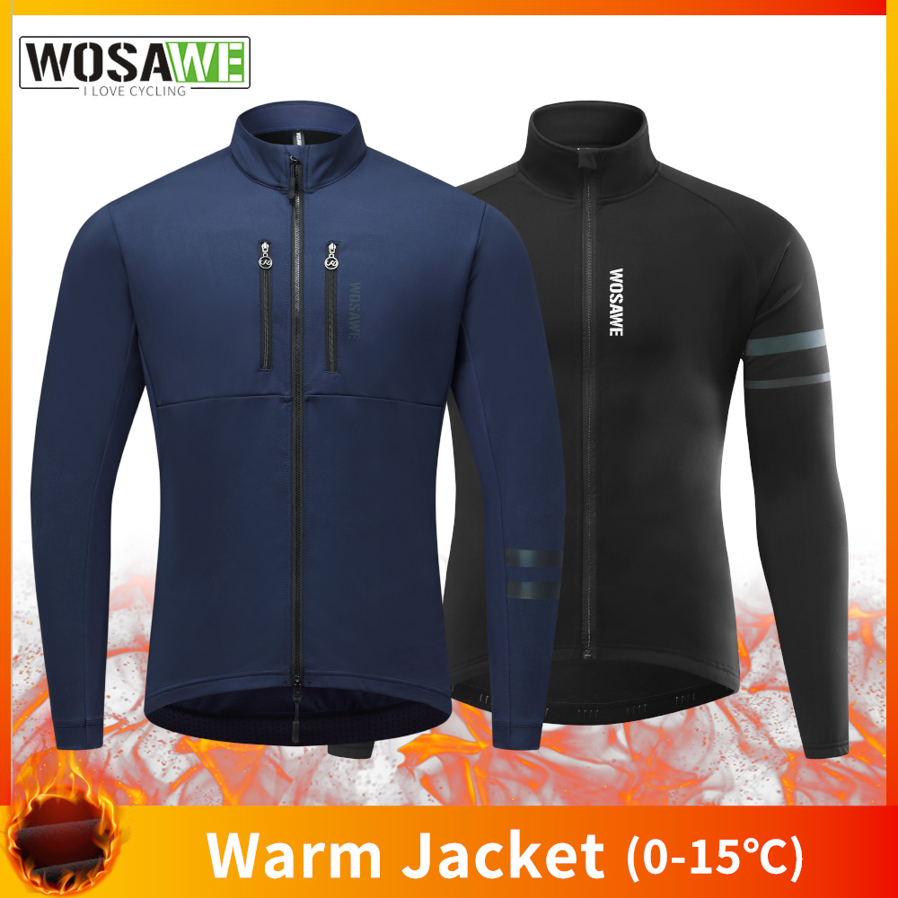 Winter Clothing Pinterest - Kurtka rowerowa WOSAWE zimowa ocieplana polarowa