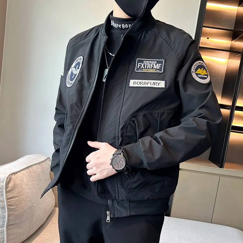 Winter Clothing Offer - Zimowa wyprzedaż męskich kurtek-pilotów Baseball Wiosna
