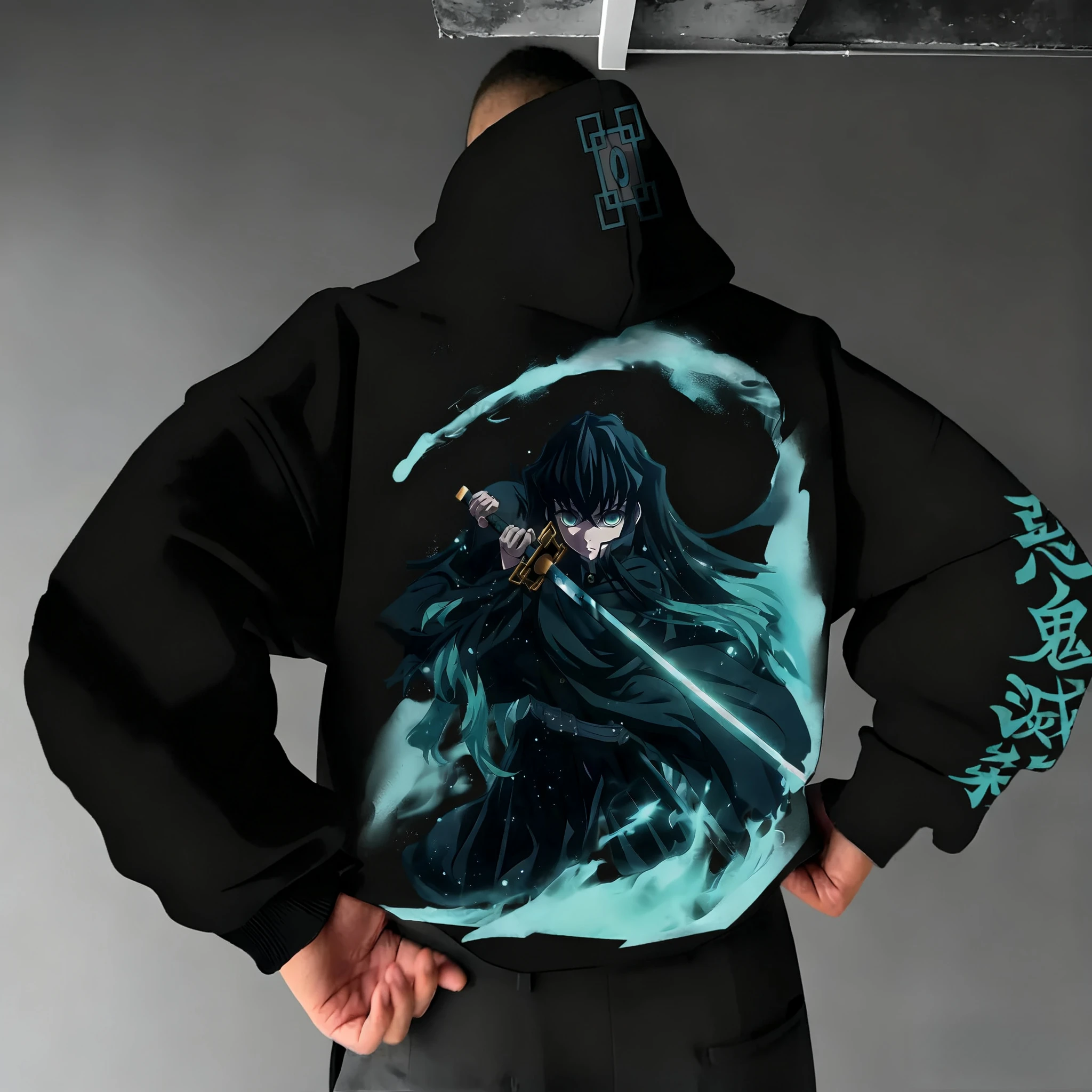 Winter Clothing Anime - Bluza z kapturem Demon Slayer Anime