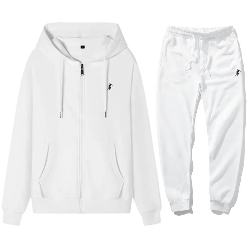Winter Clothing Men Style - Męski klasyczny zestaw: bluza z kapturem