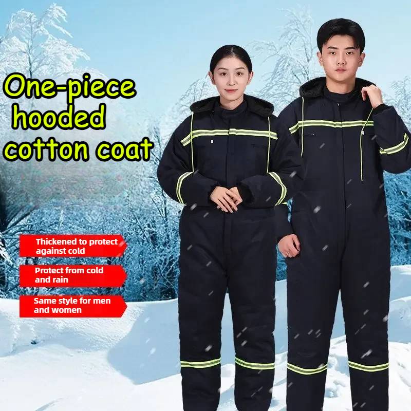 Winter Clothing Work - Zimowy kombinezon motocyklowy bawełniany, outdoorowy, odporny