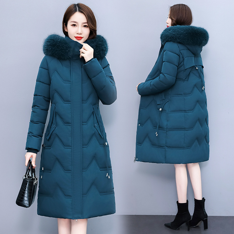 Winter Clothing Work - Parki damskie średniej długości płaszcze z