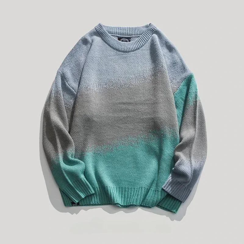 Winter Clothing Men Style - Odzież męska z okrągłym kołnierzem dzianinowy