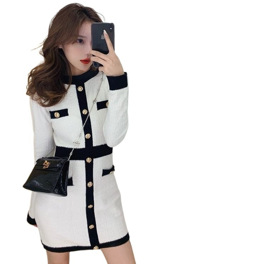 Jesienno-zimowa sukienka w sty – Winter Clothing In French recenzja i cena