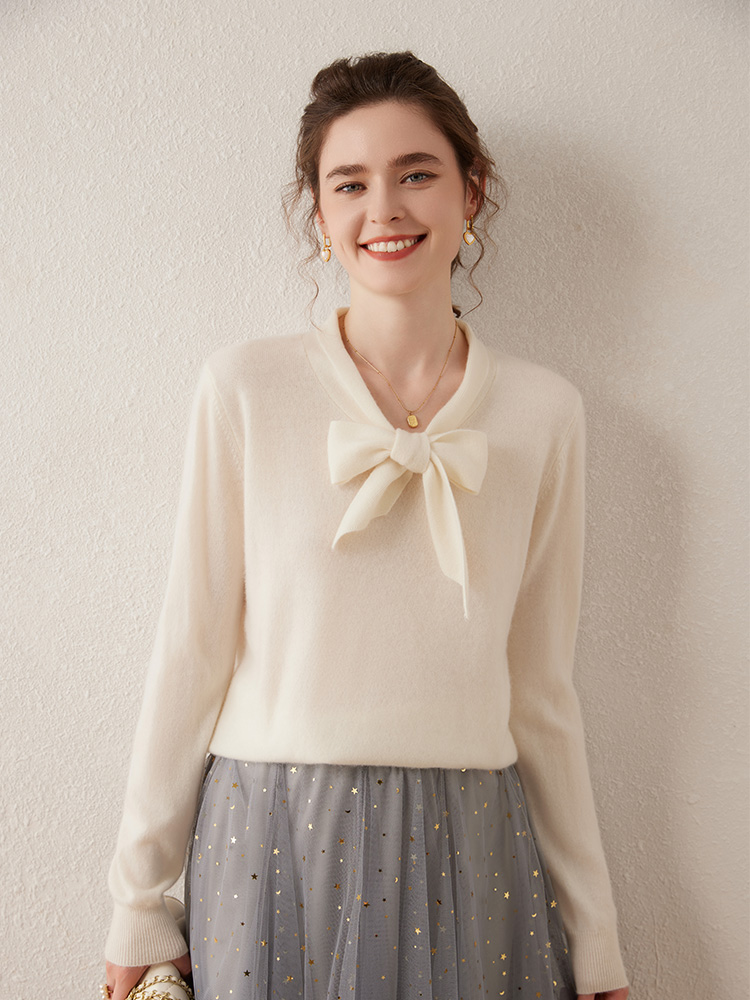 Damski sweter z kaszmiru 100%, – Winter Clothing In French recenzja i cena
