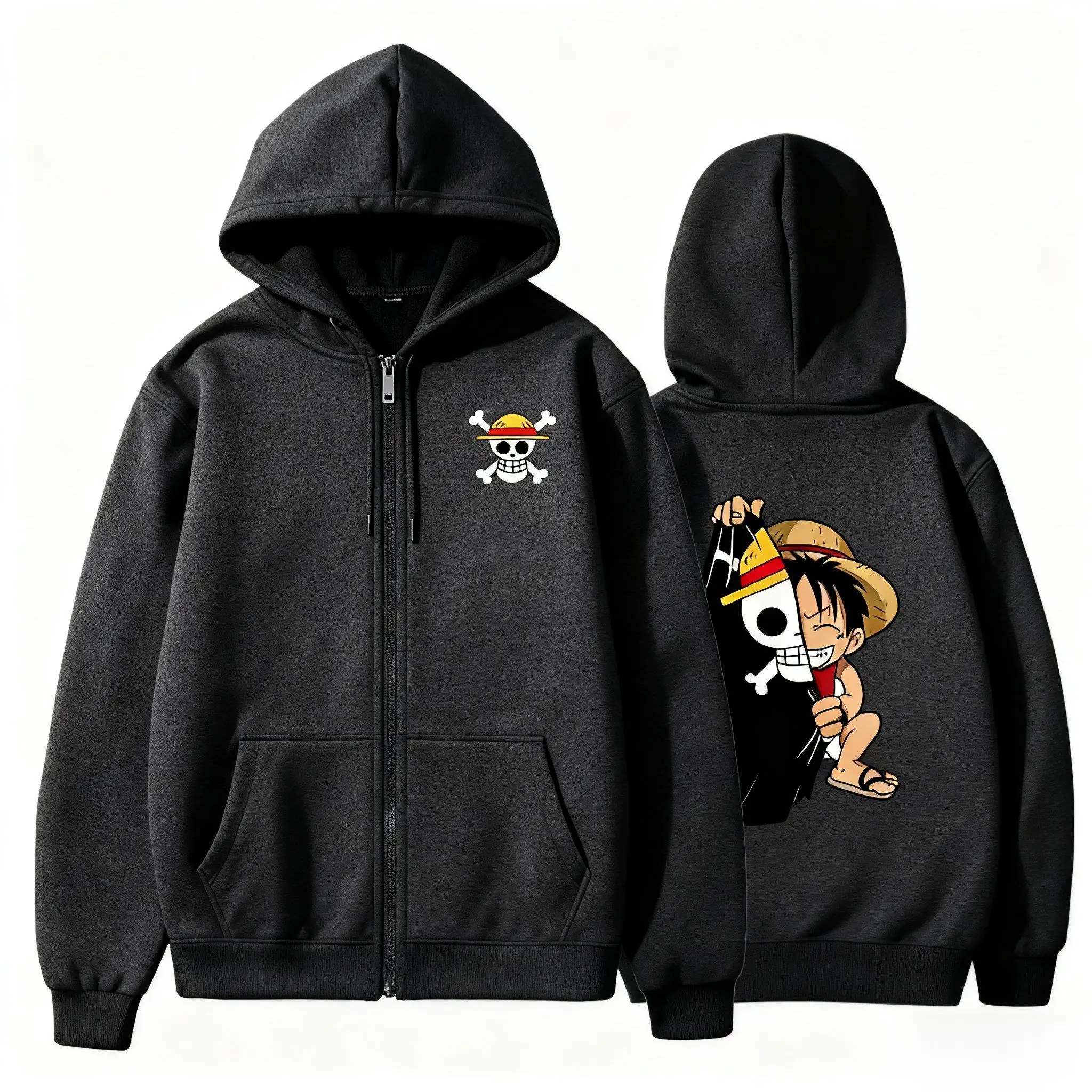 Bluza z kapturem na zamek błys – Winter Clothing Anime recenzja i cena