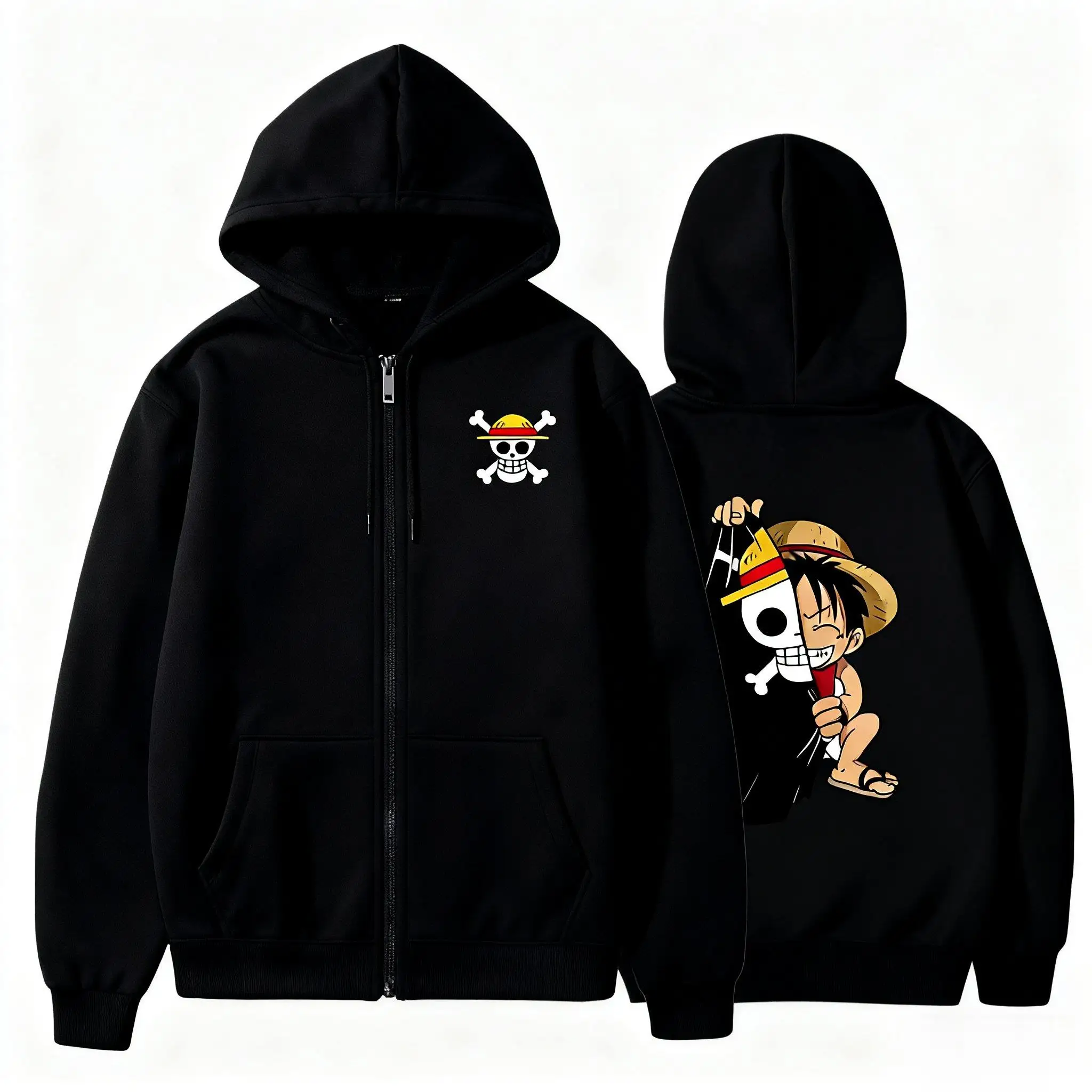 Bluza z kapturem na zamek błys – Winter Clothing Anime recenzja i cena