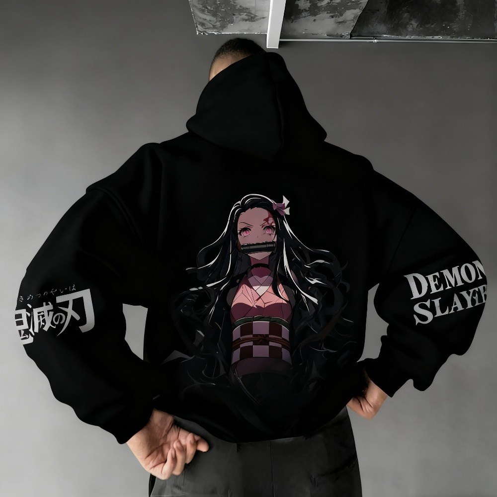 Bluza męska Demon Slayer z kap – Winter Clothing Anime recenzja i cena
