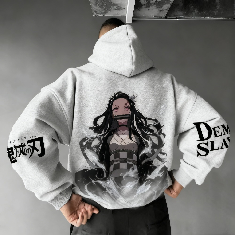 Bluza męska Demon Slayer z kap – Winter Clothing Anime recenzja i cena