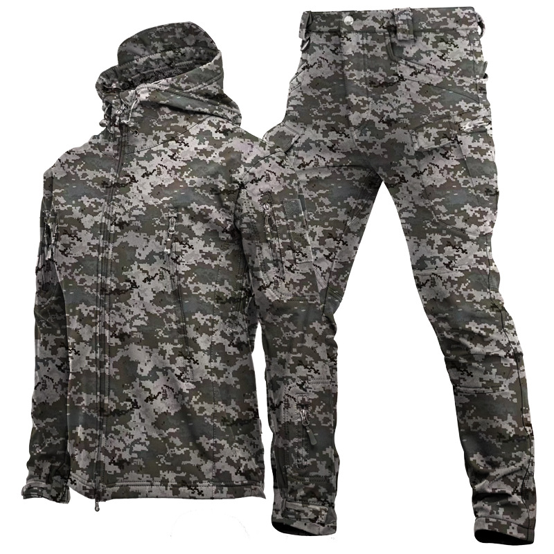 Zimowy męski, gruby, wiatroodp – Windproof Jacket Softshell recenzja i cena