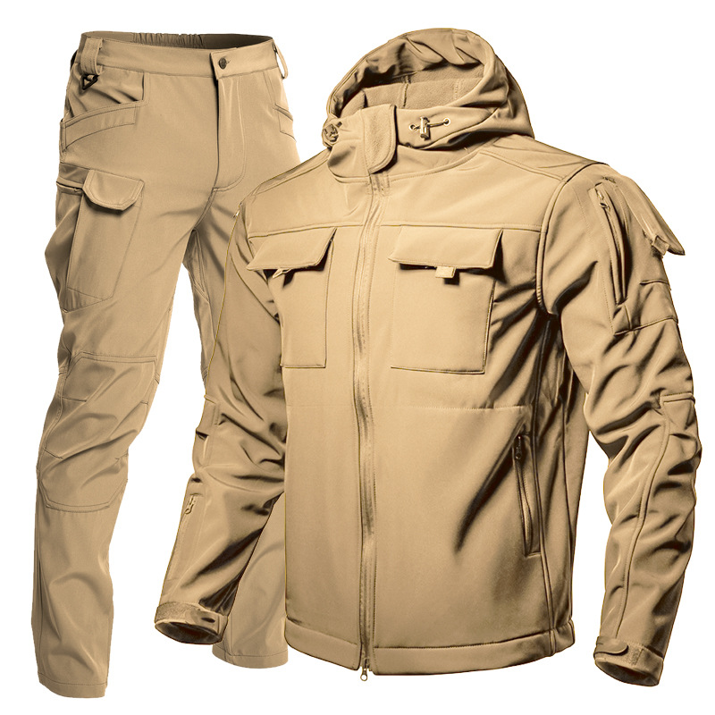 Zimowy męski, gruby, wiatroodp – Windproof Jacket Softshell recenzja i cena