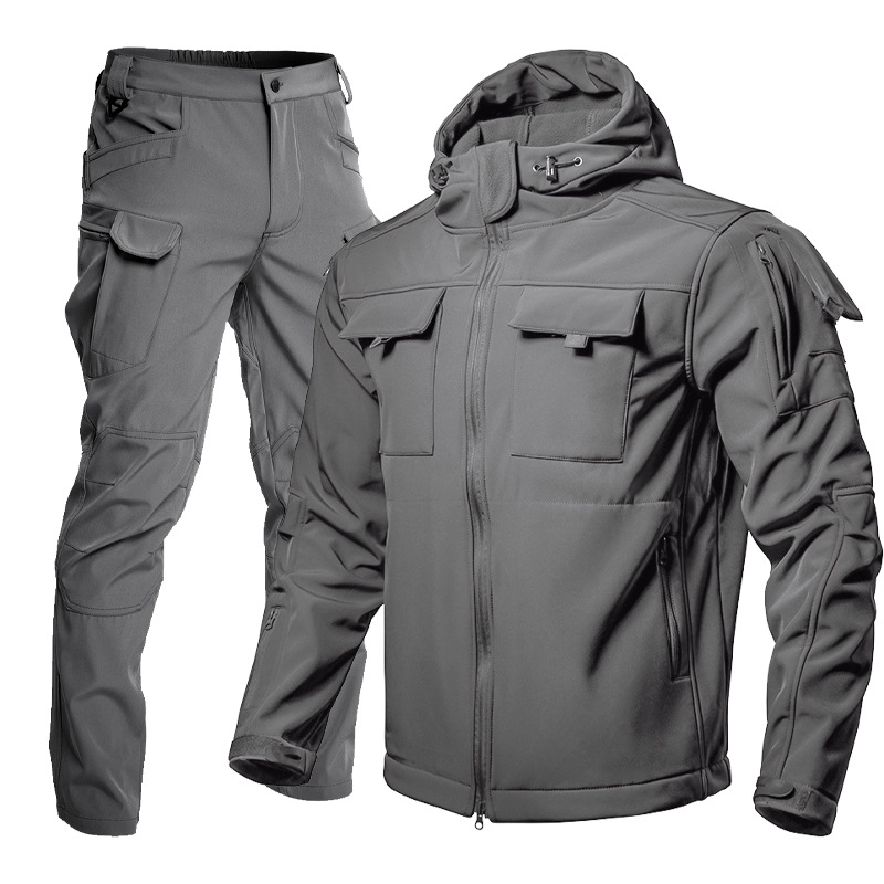 Zimowy męski, gruby, wiatroodp – Windproof Jacket Softshell recenzja i cena