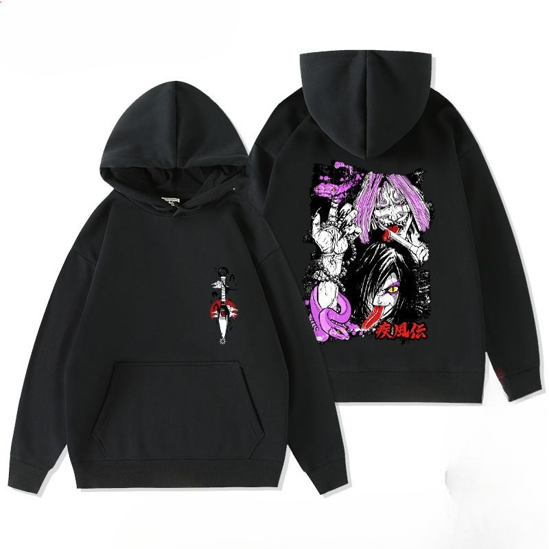 Bluza z kapturem z nadrukiem a – Winter Clothing Anime recenzja i cena