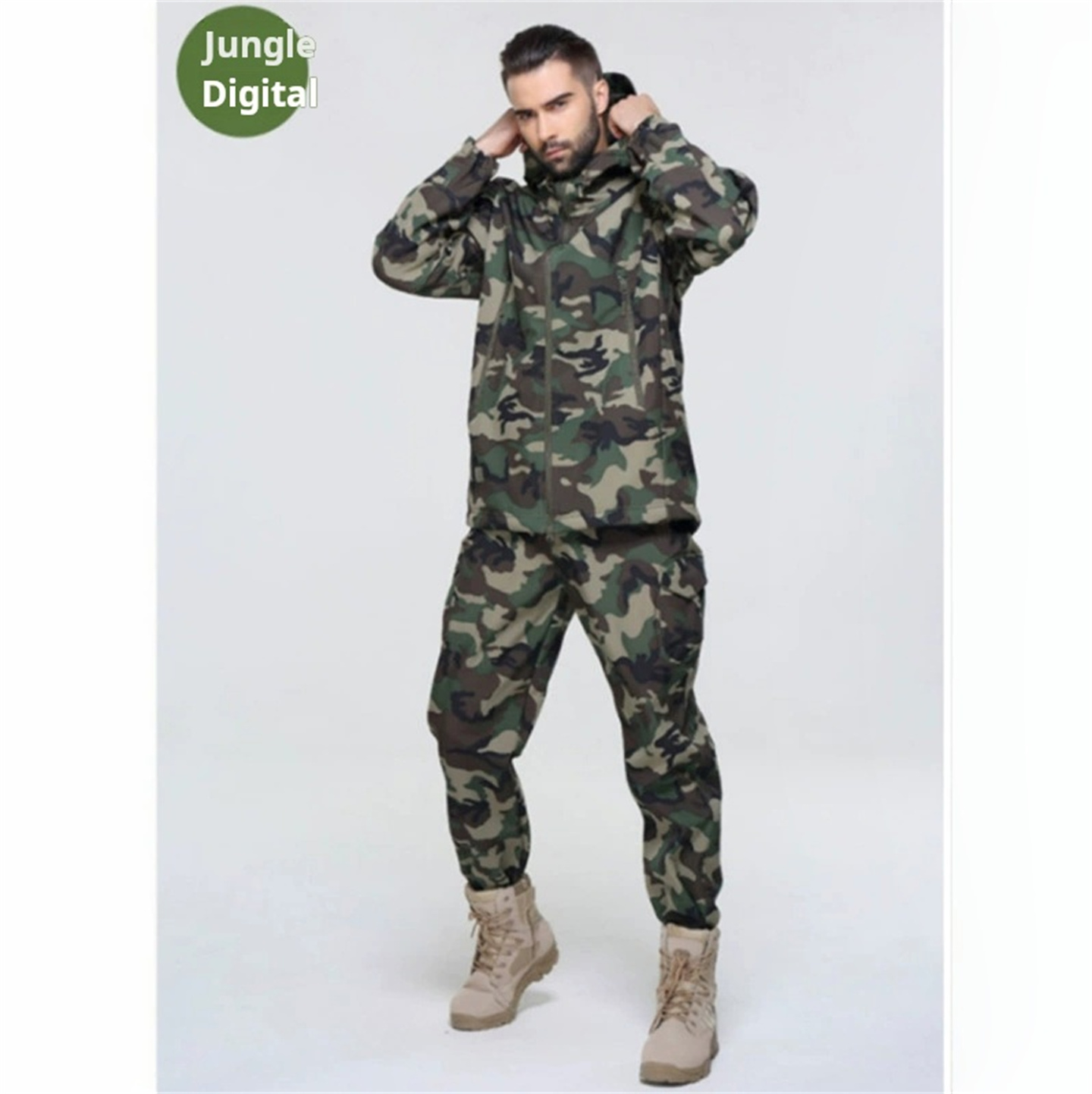 Męski Damski Kamuflażowy Strój – Windproof Jacket Softshell recenzja i cena