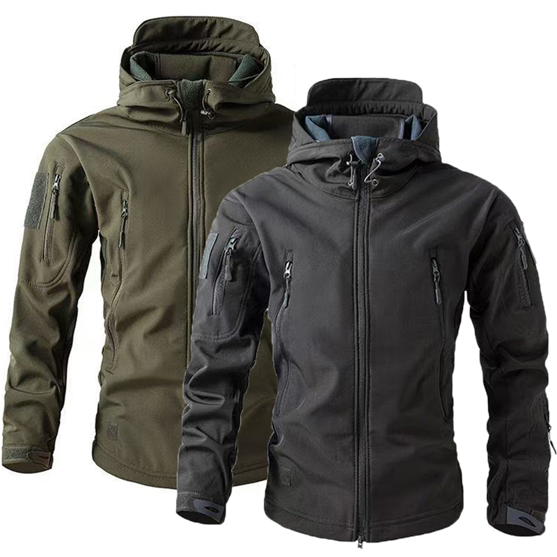 Męskie zimowe jesienne ciepłe  – Windproof Jacket Softshell recenzja i cena