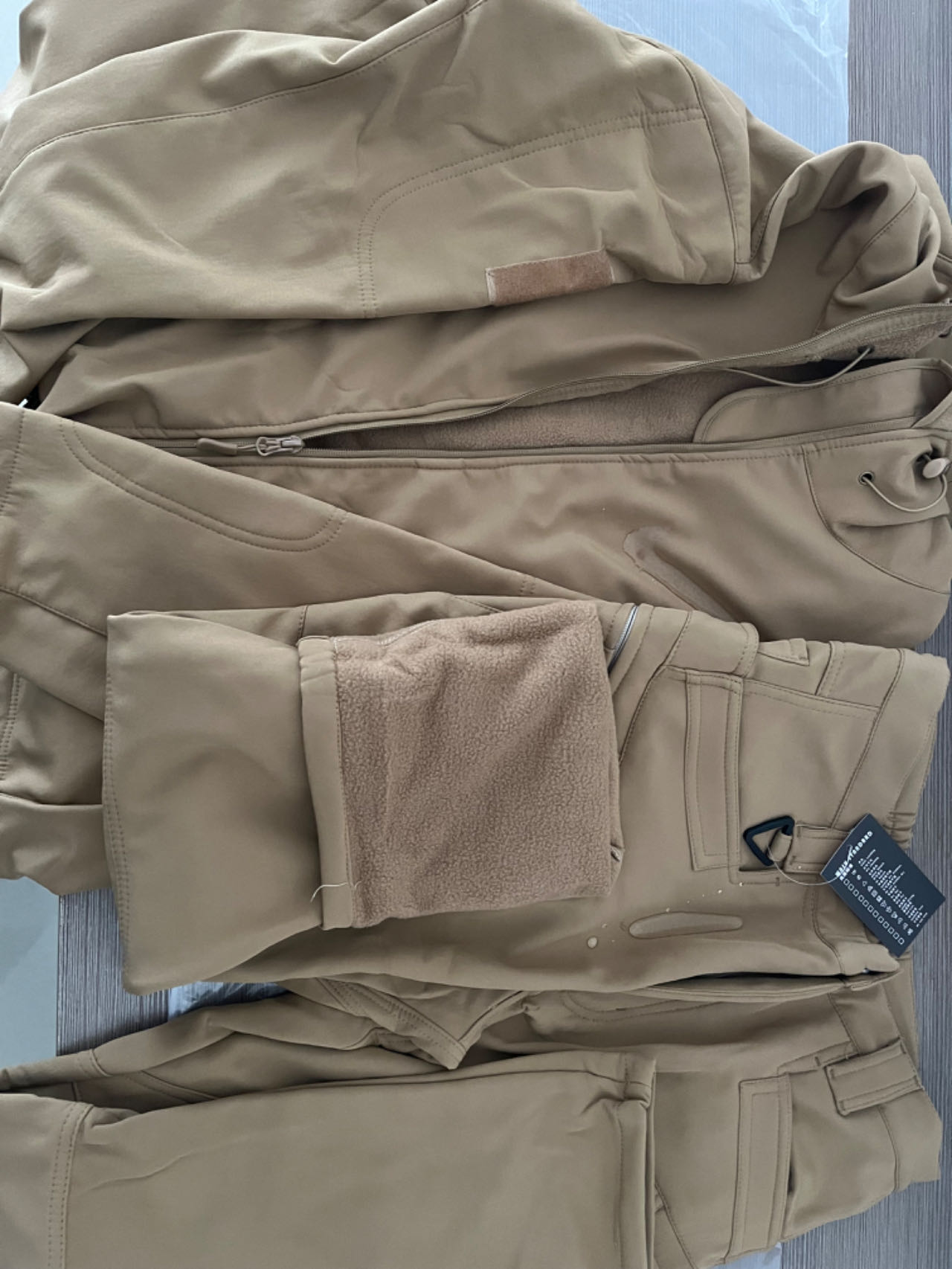 Męskie zimowe jesienne ciepłe  – Windproof Jacket Softshell recenzja i cena