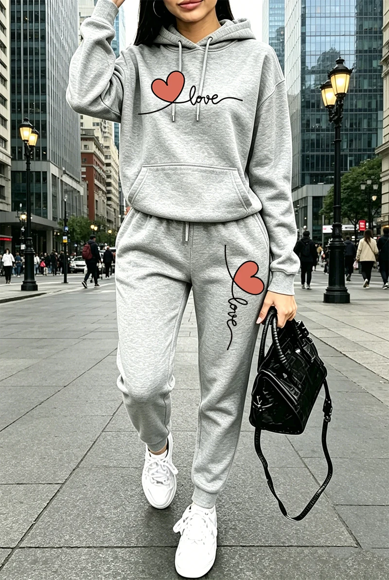 Damski dres z nadrukiem, casua – Winter Clothing For recenzja i cena