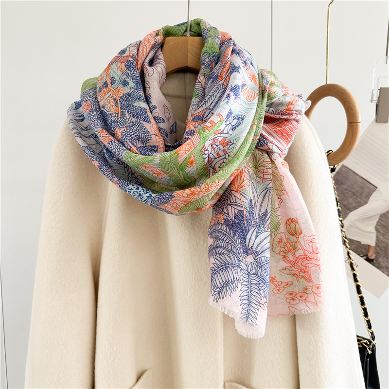Szale z kaszmirowymi frędzlami – Winter Clothing Hong Kong recenzja i cena
