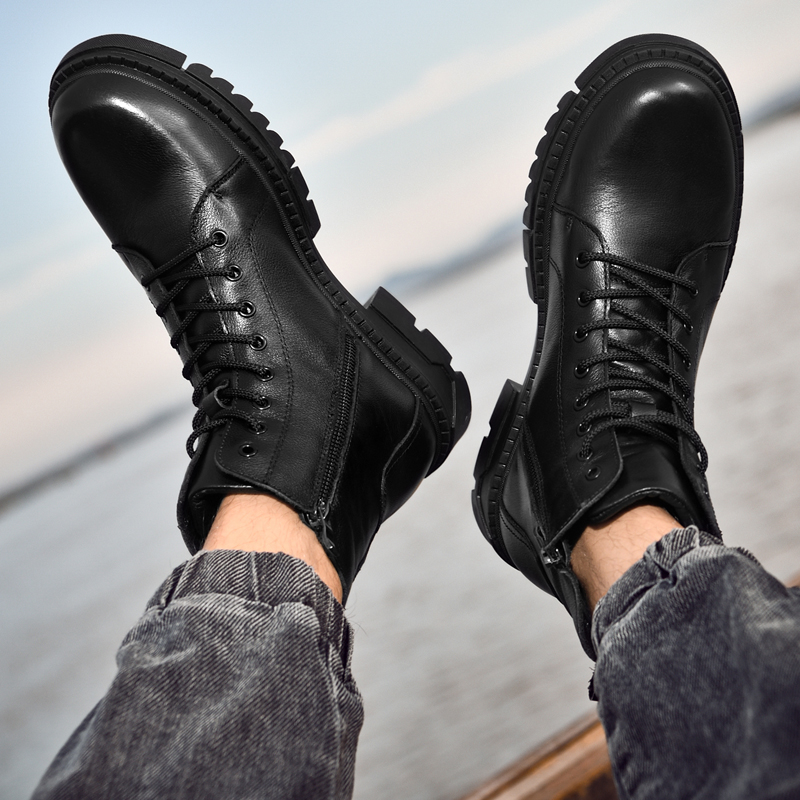 Zimowe męskie buty z prawdziwe – Winter Clothing Work recenzja i cena