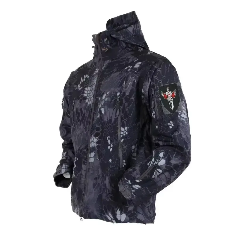 5XL 6XL CP Camouflage Soft She – Windproof Jacket Softshell recenzja i cena